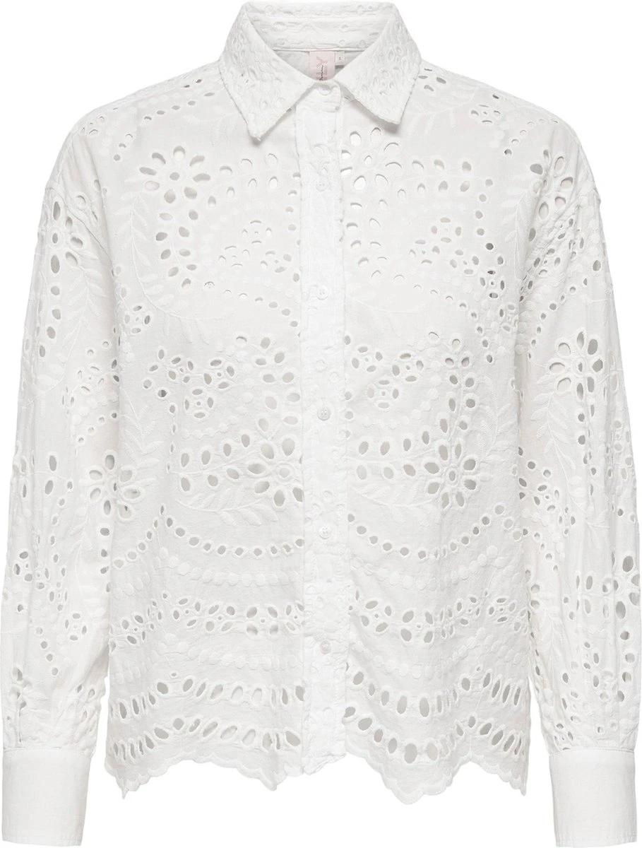 Only Blouse Onlnew Lalisa Ls Boxy Shirt Wvn 15283368 Bright White Dames Maat - M 3 Only Blouse Onlnew Lalisa Ls Boxy Shirt Wvn 15283368 Bright White Dames Maat - M
