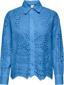 Only Blouse Onlnew Lalisa Ls Boxy Shirt Wvn 15283368 Provence Dames Maat - L