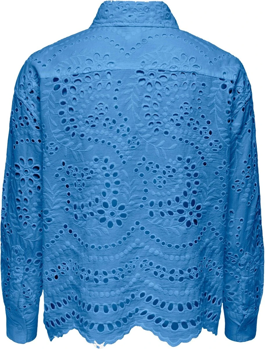 Only Blouse Onlnew Lalisa Ls Boxy Shirt Wvn 15283368 Provence Dames Maat - XL 4 Only Blouse Onlnew Lalisa Ls Boxy Shirt Wvn 15283368 Provence Dames Maat - XL - Afbeelding 2