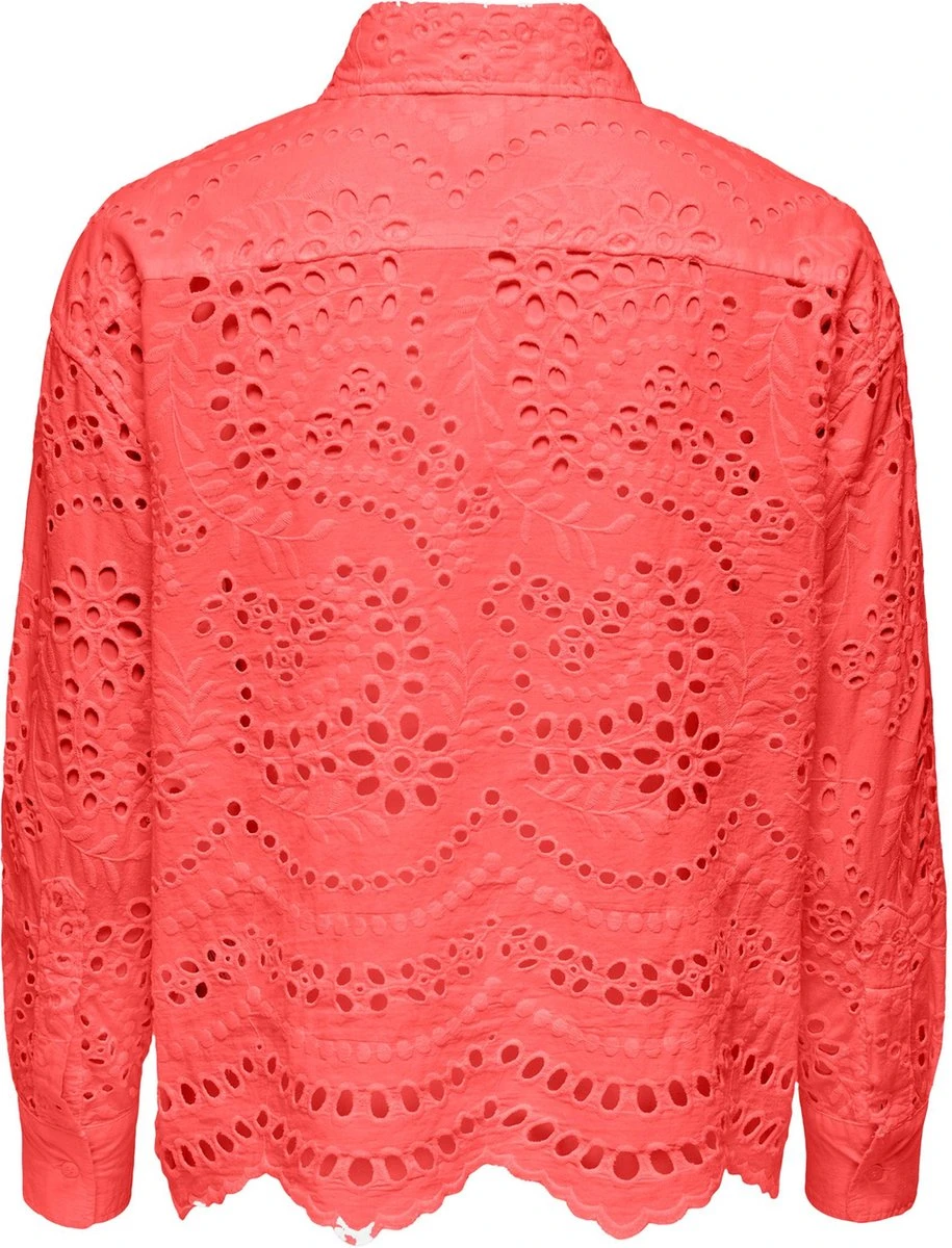 Only Blouse Onlnew Lalisa Ls Boxy Shirt Wvn 15283368 Georgia Peach Dames Maat - M 4 Only Blouse Onlnew Lalisa Ls Boxy Shirt Wvn 15283368 Georgia Peach Dames Maat - M - Afbeelding 2