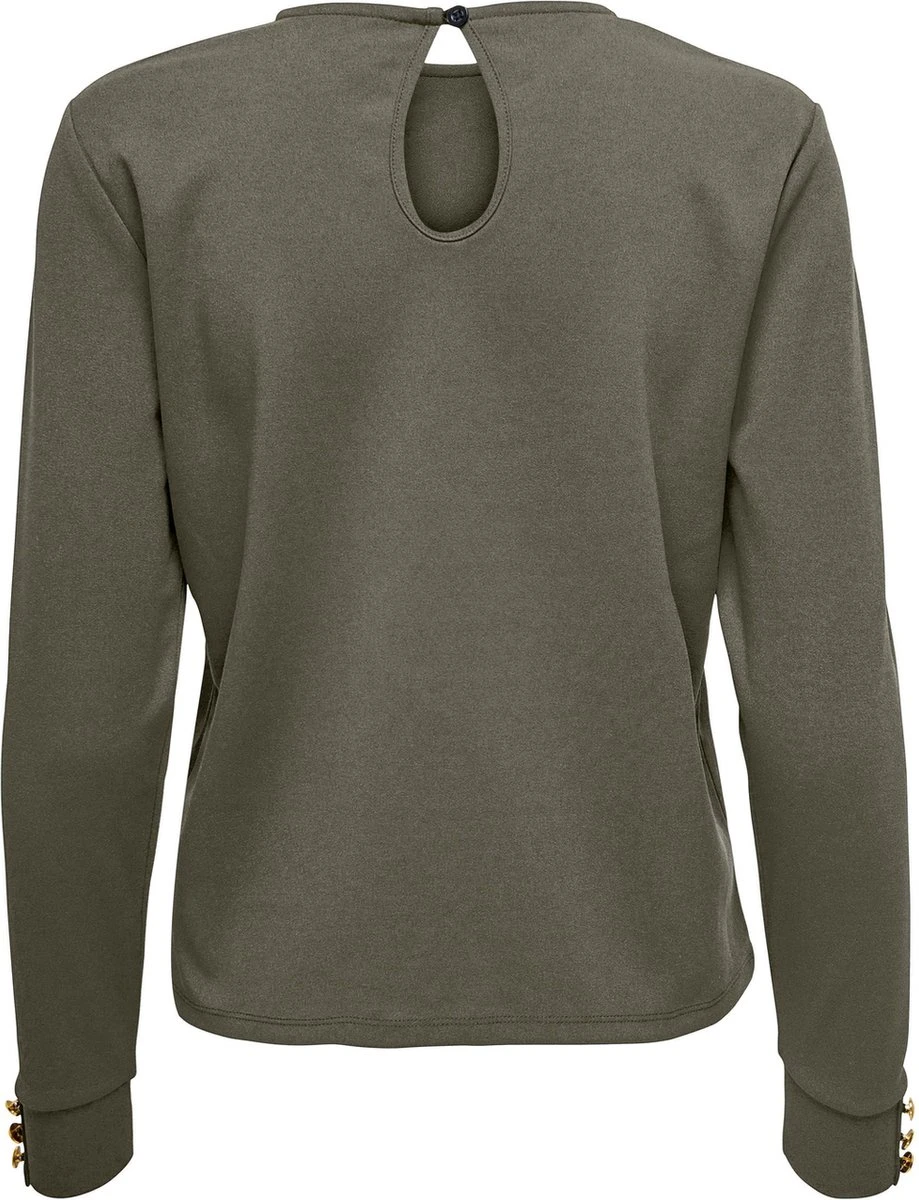 Only T-shirt Onlsania L/s Button Top Jrs 15286189 Tea Leaf Dames Maat - XL 4 Only T-shirt Onlsania L/s Button Top Jrs 15286189 Tea Leaf Dames Maat - XL - Afbeelding 2