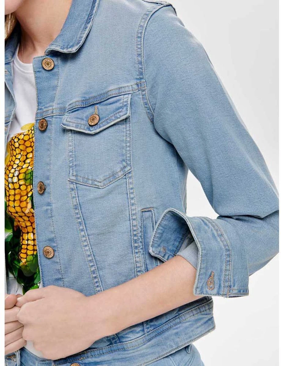 ONLY ONLTIA DNM JACKET LB BEX179 NOOS Dames Jas - Maat 42 7 ONLY ONLTIA DNM JACKET LB BEX179 NOOS Dames Jas - Maat 42 - Afbeelding 5