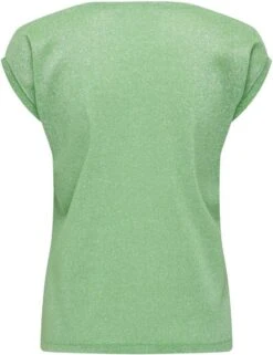 ONLY ONLSILVERY S/S V NECK LUREX TOP JRS NOOS Dames Top - Maat M -Only 924x1200 2