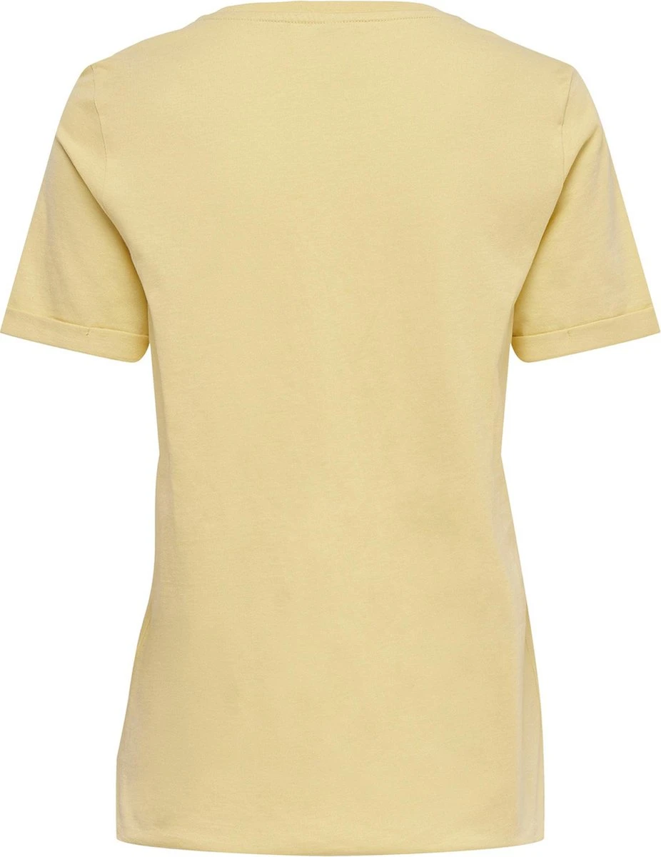 Only T-shirt Onlkita S/s Logo Top Noos 15244714 Straw Dames Maat - S 4 Only T-shirt Onlkita S/s Logo Top Noos 15244714 Straw Dames Maat - S - Afbeelding 2