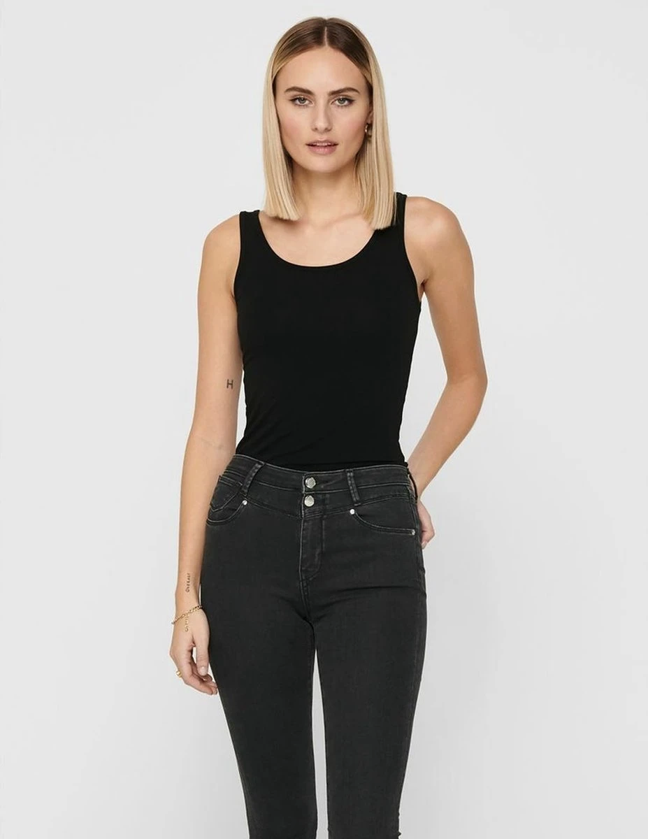 Only Top Onllive Love Life S/l Long Tank Top 15060061 Black Dames Maat - S 5 Only Top Onllive Love Life S/l Long Tank Top 15060061 Black Dames Maat - S - Afbeelding 3