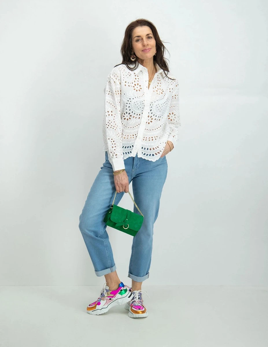 Only Blouse Onlnew Lalisa Ls Boxy Shirt Wvn 15283368 Bright White Dames Maat - M 9 Only Blouse Onlnew Lalisa Ls Boxy Shirt Wvn 15283368 Bright White Dames Maat - M - Afbeelding 7