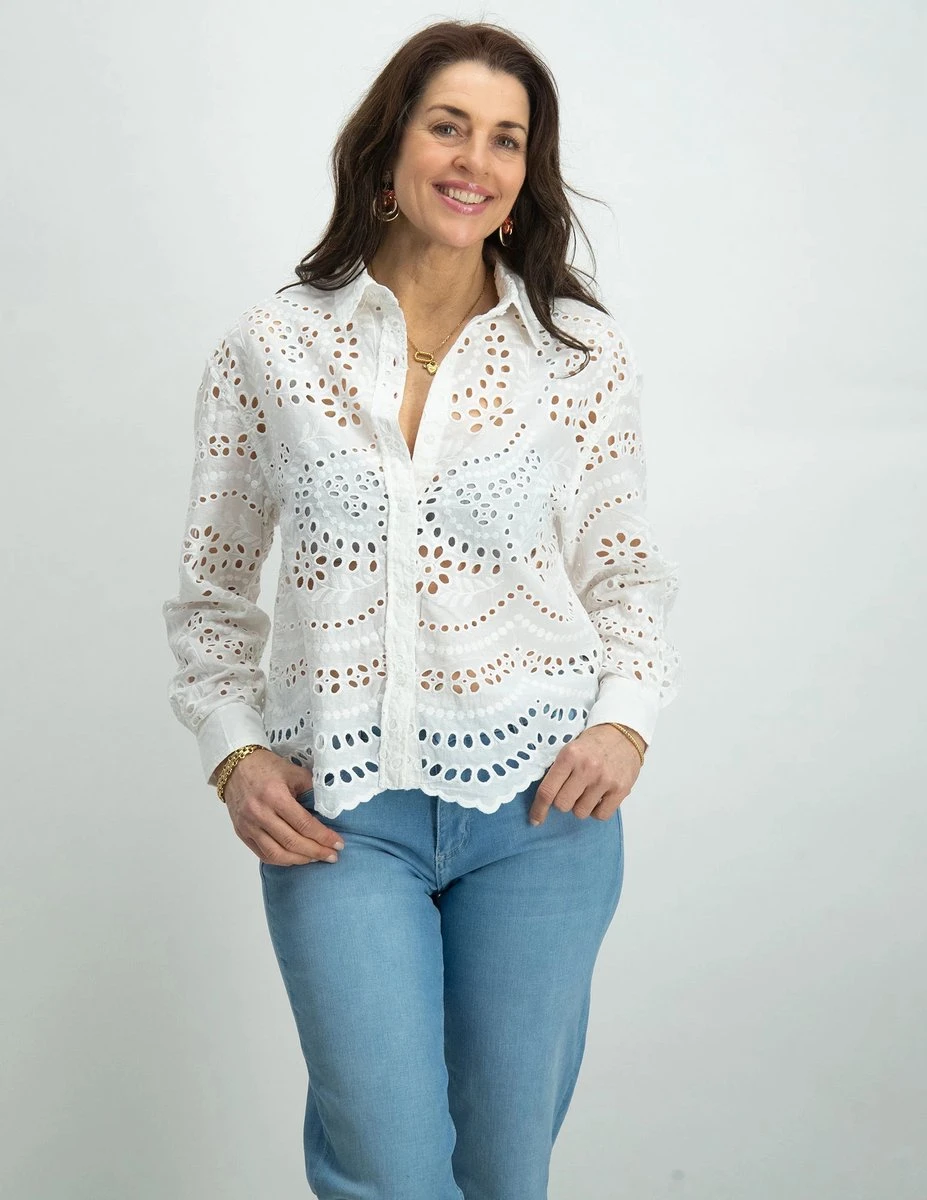 Only Blouse Onlnew Lalisa Ls Boxy Shirt Wvn 15283368 Bright White Dames Maat - M 10 Only Blouse Onlnew Lalisa Ls Boxy Shirt Wvn 15283368 Bright White Dames Maat - M - Afbeelding 8