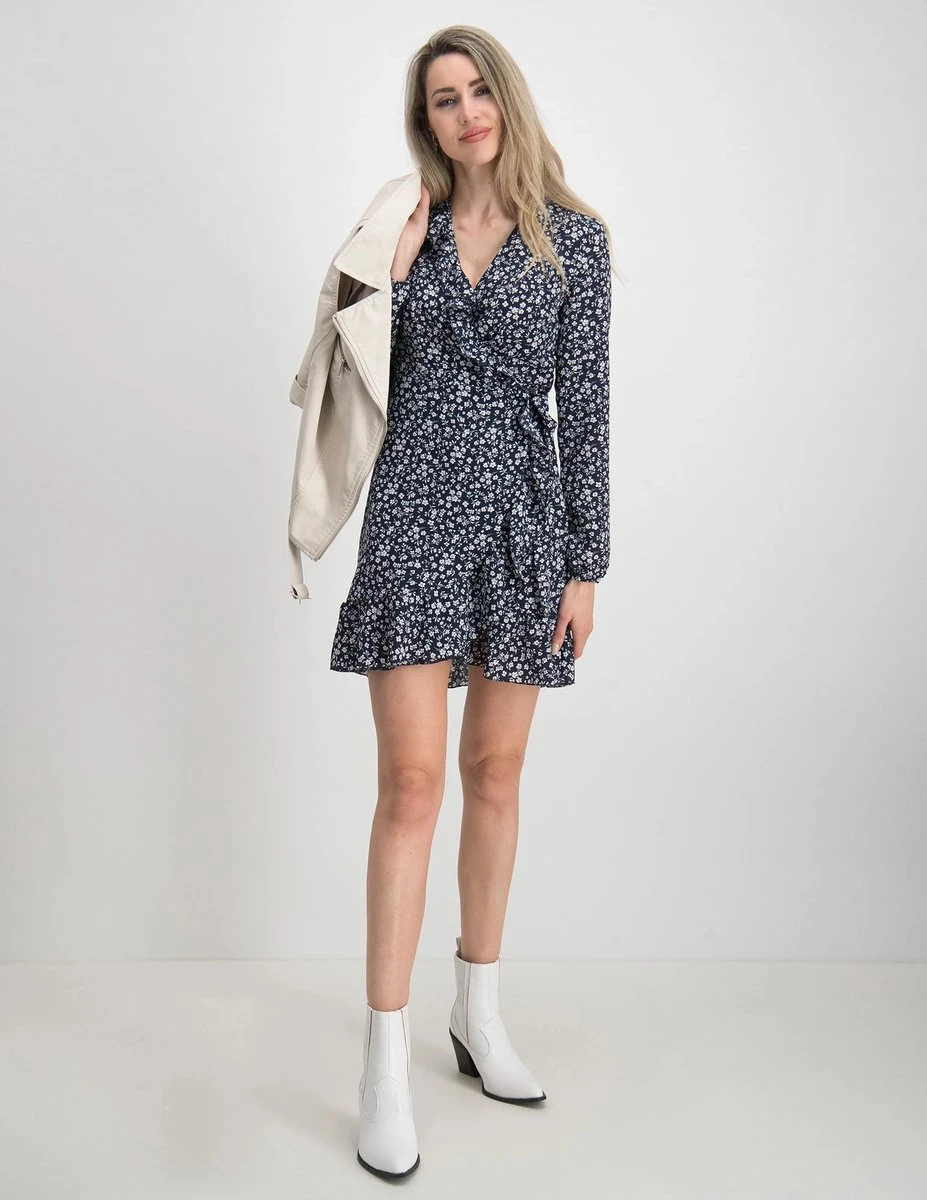 ONLY ONLCARLY L/S WRAP SHORT DRESS NOOS WVN Dames Jurk - Maat 40 13 ONLY ONLCARLY L/S WRAP SHORT DRESS NOOS WVN Dames Jurk - Maat 40 - Afbeelding 11