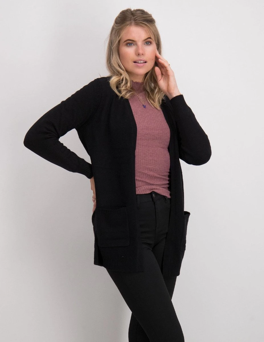 ONLY ONLLESLY L/S OPEN CARDIGAN KNT NOOS Dames Vest - Maat S 11 ONLY ONLLESLY L/S OPEN CARDIGAN KNT NOOS Dames Vest - Maat S - Afbeelding 9