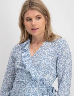 ONLY ONLCARLY L/S WRAP SHORT DRESS NOOS WVN Dames Jurk - Maat 36 -Only 927x1200 21