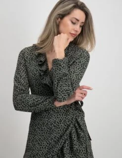 ONLY ONLCARLY L/S WRAP SHORT DRESS NOOS WVN Dames Jurk - Maat 40 -Only 927x1200 39