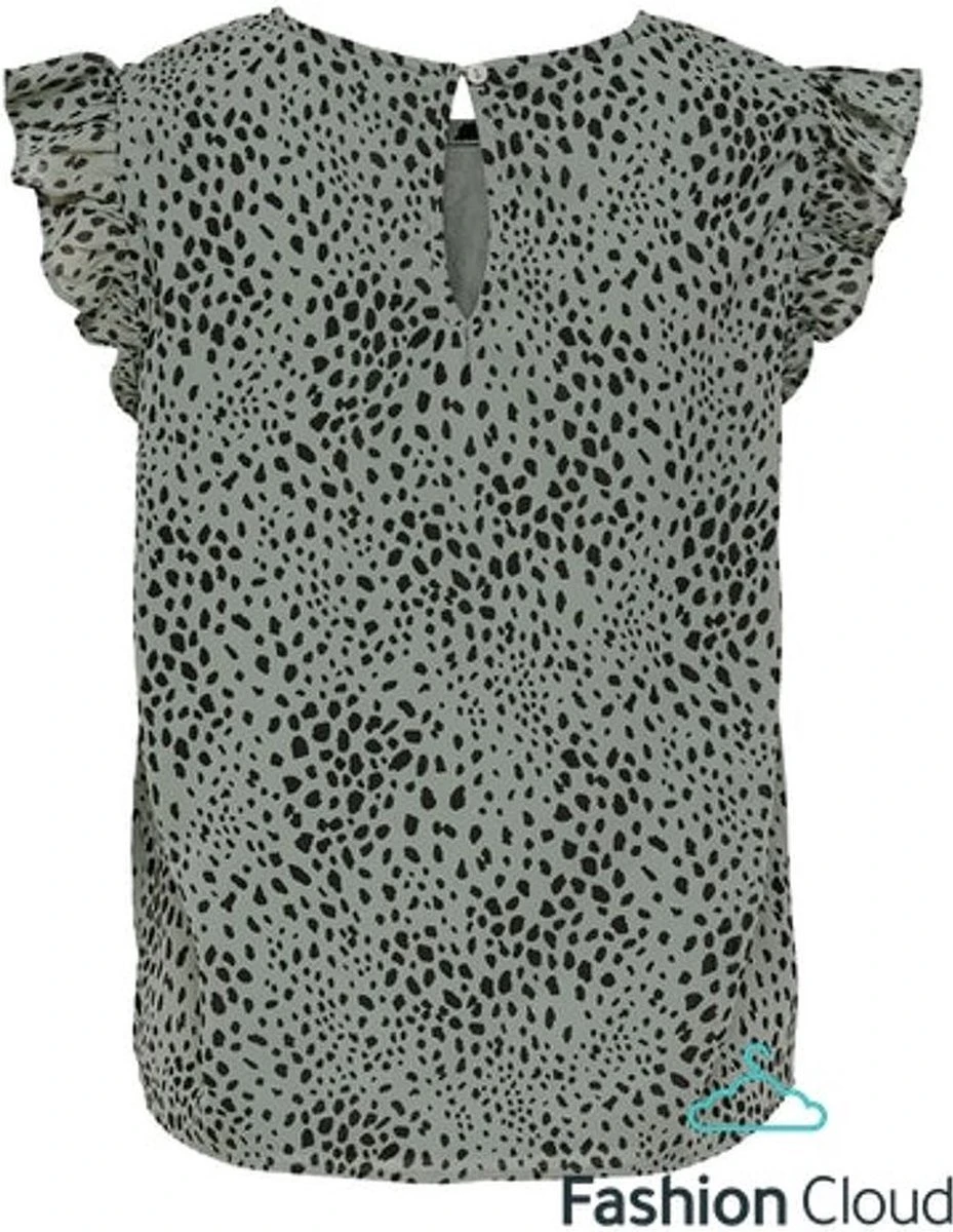 ONLY ONLANN STAR S/L FRILL TOP NOOS PTM Dames T-shirt - Maat M 10 ONLY ONLANN STAR S/L FRILL TOP NOOS PTM Dames T-shirt - Maat M - Afbeelding 8