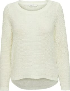 Only Trui Onlgeena Xo L/s Pullover Knt Noos 15113356 Cloud Dancer Dames Maat - XS