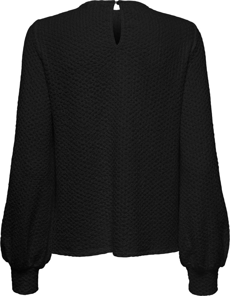 Only Blouse Onlgitta L/s Top Cuff Cs Jrs 15287195 Black Dames Maat - L 4 Only Blouse Onlgitta L/s Top Cuff Cs Jrs 15287195 Black Dames Maat - L - Afbeelding 2