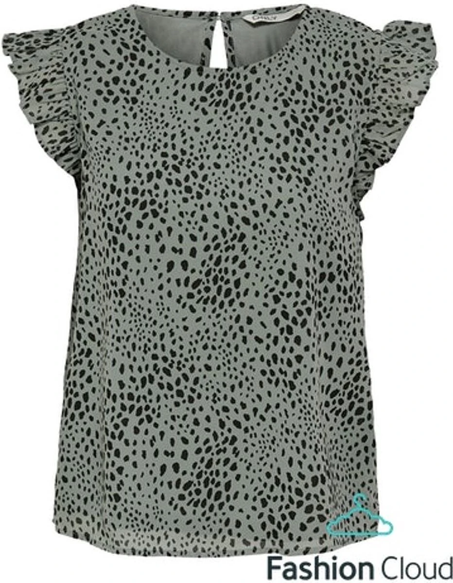 ONLY ONLANN STAR S/L FRILL TOP NOOS PTM Dames T-shirt - Maat M 16 ONLY ONLANN STAR S/L FRILL TOP NOOS PTM Dames T-shirt - Maat M - Afbeelding 14