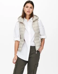 ONLY ONLNEWTAHOE HOOD WAISTCOAT OTW NOOS Dames Gilet - Maat L -Only 938x1200 3