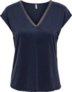 ONLY ONLFREE S/S MODAL STITCH TOP JRS Dames Top - Maat M