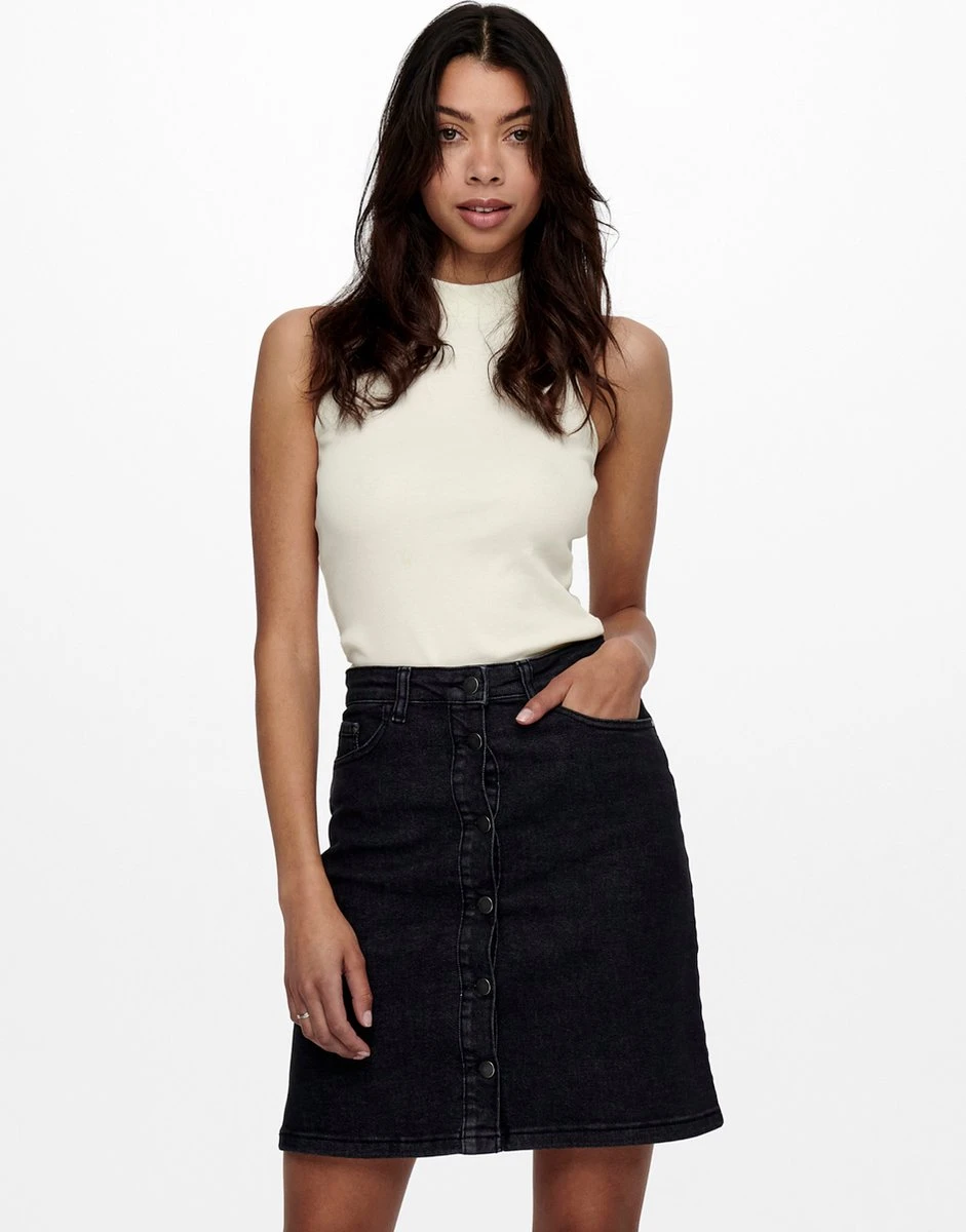 ONLY ONLNESSA S/L HIGHNECK RIB TOP JRS NOOS Dames - Maat M 4 ONLY ONLNESSA S/L HIGHNECK RIB TOP JRS NOOS Dames - Maat M - Afbeelding 2