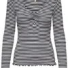 ONLY ONLMAJA L/S STRIPE V-NECK RUC TOP CC JRS Dames Top - Maat M 2 ONLY ONLMAJA L/S STRIPE V-NECK RUC TOP CC JRS Dames Top - Maat M -Only 941x1200 21