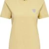 Only T-shirt Onlkita S/s Logo Top Noos 15244714 Straw Dames Maat - L
