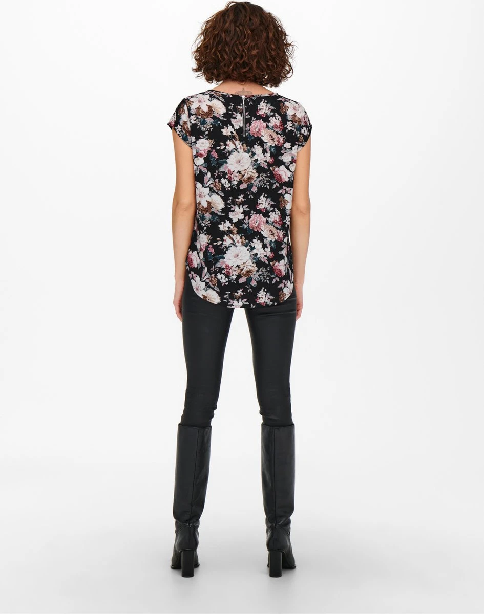 ONLY ONLVIC S/S AOP TOP NOOS PTM Dames Top - Maat 42 6 ONLY ONLVIC S/S AOP TOP NOOS PTM Dames Top - Maat 42 - Afbeelding 4