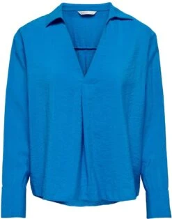 ONLY ONLKATE L/S V-NECK TOP WVN NOOS Dames Top - Maat S