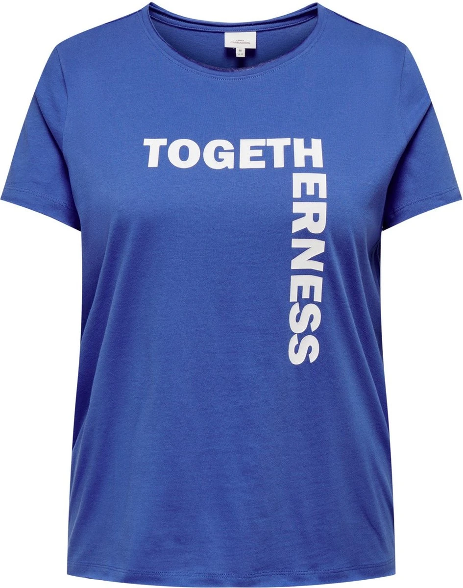 Only Carmakoma Carquote Shirt Blauw L 50/52 3 Only Carmakoma Carquote Shirt Blauw L 50/52