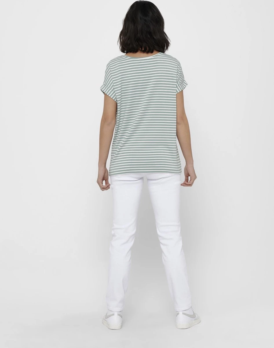 ONLY ONLMOSTER STRIPE S/S O-NECK TOP JRS NOOS Dames T-shirt - Maat XS 8 ONLY ONLMOSTER STRIPE S/S O-NECK TOP JRS NOOS Dames T-shirt - Maat XS - Afbeelding 6