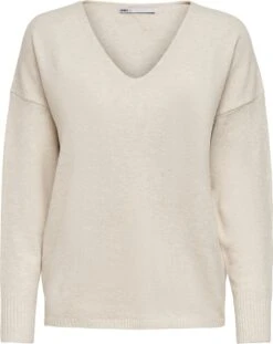 ONLY ONLRICA LIFE L/S V-NECK PULLO KNT NOOS Dames Trui - Maat L