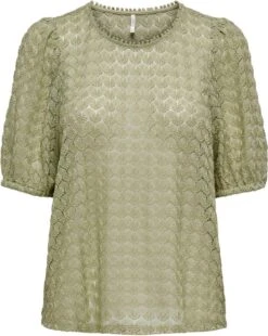 Only T-shirt Onlziggy S/s Top Cs Jrs 15286454 Elm Dames Maat - XXL