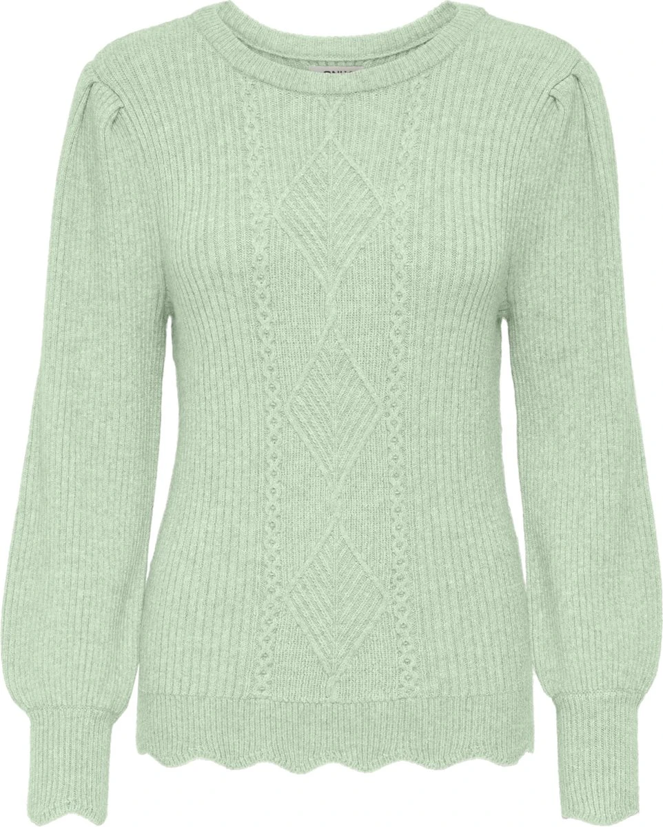 ONLY ONLFIA LS PUFF O-NECK CC KNT Dames - Maat L 3 ONLY ONLFIA LS PUFF O-NECK CC KNT Dames - Maat L