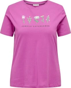 ONLY CARMAKOMA CARSIRINA SS TOP AOP Dames - Maat 50