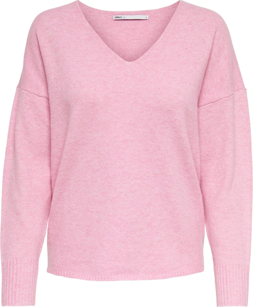 ONLY ONLRICA LIFE L/S V-NECK PULLO KNT NOOS Dames Trui - Maat M 3 ONLY ONLRICA LIFE L/S V-NECK PULLO KNT NOOS Dames Trui - Maat M