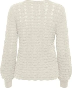 Only Trui Onlfia Ls Structure V-neck Cc Knt 15279905 Whitecap Gray/melange Dames Maat - S -Only 990x1200 3